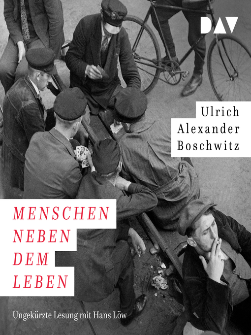 Title details for Menschen neben dem Leben by Ulrich Alexander Boschwitz - Wait list